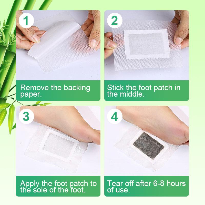 10 шт., наклейка для ног, удаляет влажную, улучшает сон, детоксикация, паста для ног «полынь»