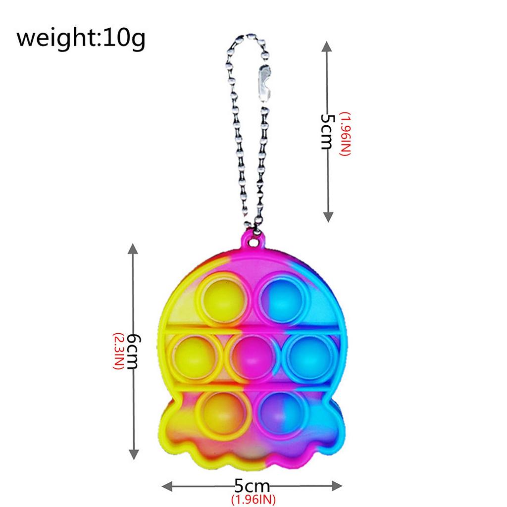 Игрушка для снятия стресса для детей-аутистов, для взрослых, праздничная игрушка, брелок для ключей
