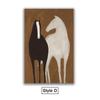Abstract Horse Canvas Painting Wall Art Animal Posters Prints For Living Room Decor Wall Pictures Cuadros