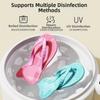 Durable Slipper-Shaped Teething Toy Silicone Pet Molar Toy Dog Chew Toy  for Dogs Puppy