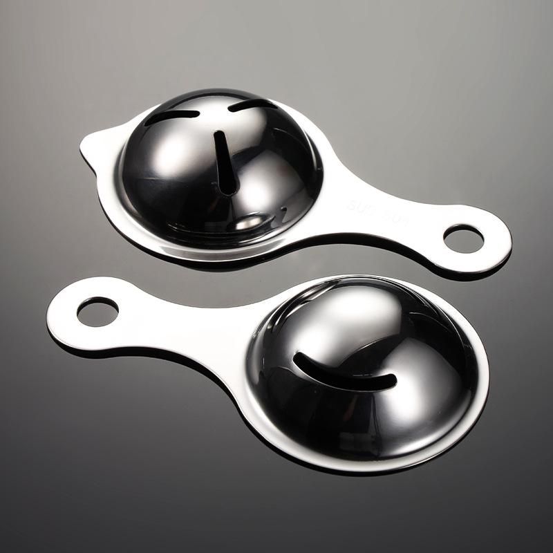 304 Stainless Steel Egg White Separator Egg Liquid Filter Tool Kitchen Practical Baking Egg Separator Accessories