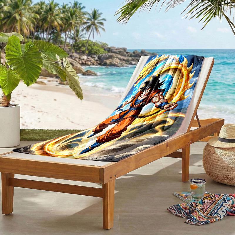 Goku Fashion Beach Towel: Ideal for Summer Adventures Soft, absorbent and quick drying suitable for swimming and bathing