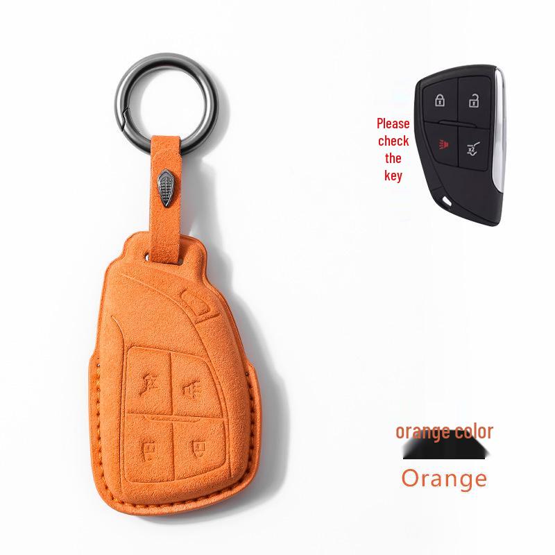 Buick Envision 2023 Suede Key Case for Men & Women - High-End Bag Shell with Buckle