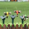 Solar Flying Humming Bird Garden Decoration Indoor Outdoor Dancing Fluttering Butterfly Creative Craft Garden Yard Outdoor Decor