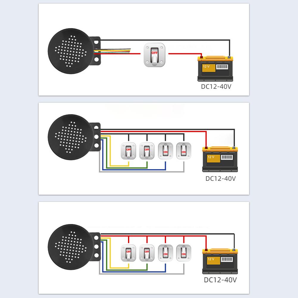 12-24В Автомобильный Старт Голосовой Пользовательский 4-канальный Триггер Голосовой Динамик Подсказчик Адаптер AC/DC Звуковая Сигнализация Сирена Заднего Хода Зуммер Сигнал