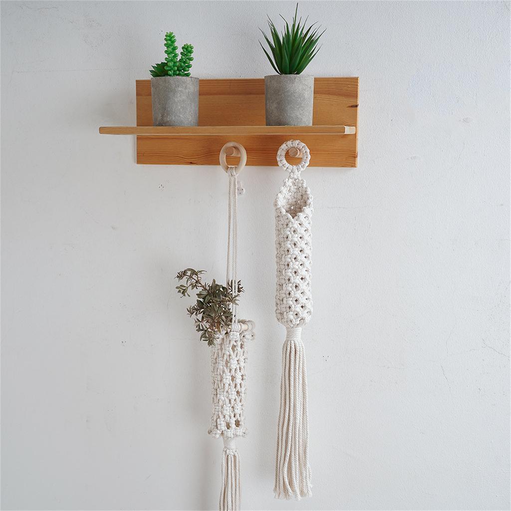 Подвесной воздушный держатель для растений в стиле макраме, настенный держатель для растений в виде ананаса, корзина для цветов ручной работы в стиле бохо, дисплей для балкона