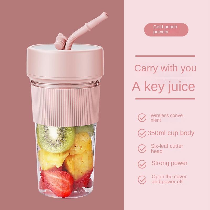 Mini Portable Blender Electric Fruit Juicer Electric Juicing Cup Fresh Juice Blender Multifunction Rechargeable