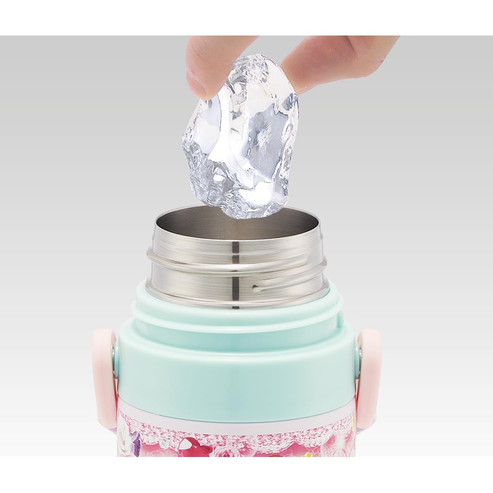 Skater Бутылка для воды из нержавеющей стали для прямого питья Принцессы Диснея Легкая и охлаждающая Спортивная вода Детская, Для питья, 470 мл, 24, Безопасная для детей, Только,