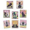 Tarot Card Badges Cartoon Black Cat Enamel Badge Arts Crafts Sewing Apparel Backpack Decorative Pins