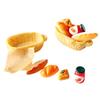 Miniature Jam Set Dollhouse Accessory  Bread Food Mini Decoration