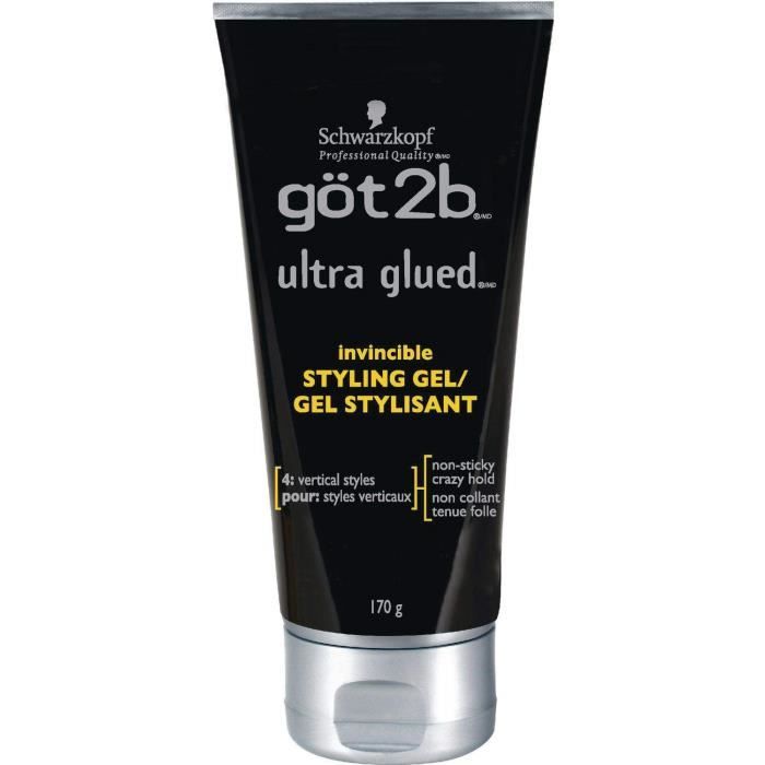 Schwarzkopf Got 2B Ultra Glued Gel Coiffant - Sans Gras - 150ml