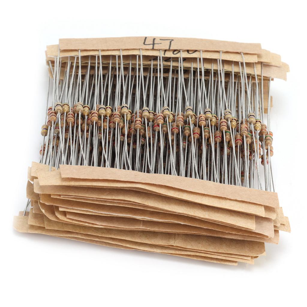 300Pcs Carbon Film Resistor 30 Values 5percent Graphite Assortment Set DIY 10 Ohm 1M Ohm 1 6W