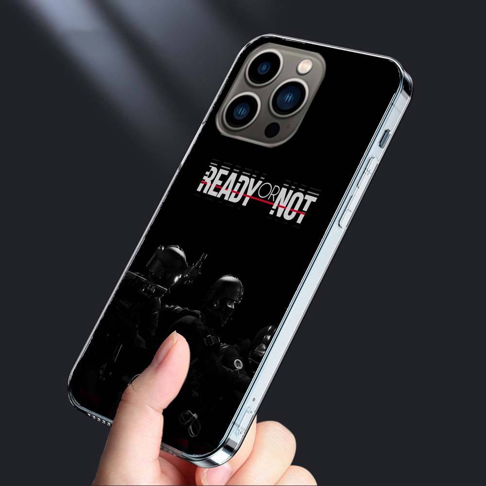 Полиция ФБР Чехол для телефона Для iPhone 16E 15 Pro 14 Plus 17E 16 17 Pro Max Air 11 12 13 Mini Ударопрочный Capa Милый Чехол TPU Прозрачный