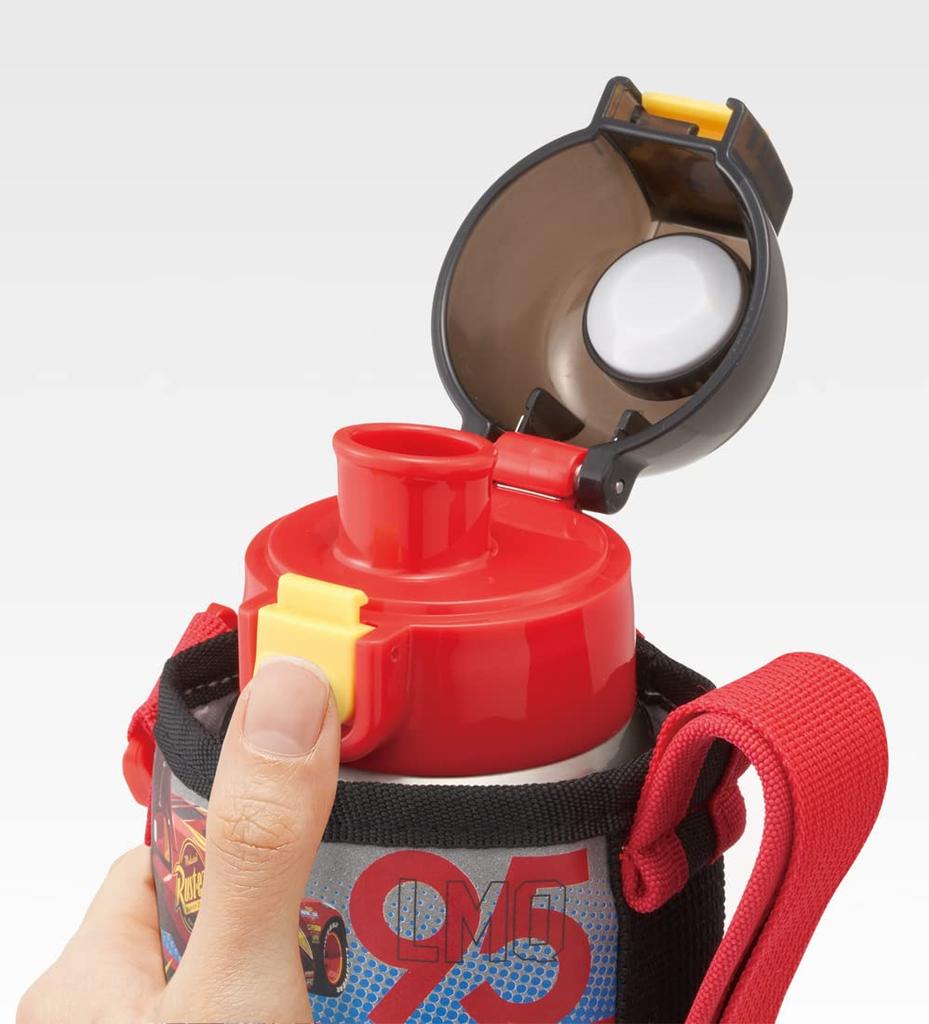 Skater Бутылка для воды из нержавеющей стали для прямого питья, легкая и поставляется со специальной широкогорлой спортивной водой для детей, для питья, 400 мл,