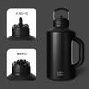 BOTTLE BOTTLE 1.8L Large Capacity Stainless Steel Water Bottle, Insulated, with Handle, Double Wall, Convenient 2-Way Cap, Straw or Direct Drinking, I