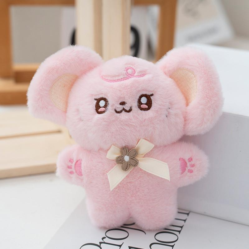 Premium Plush Mouse Keychain Stuffed Toy With Soft Texture For Kids Girls