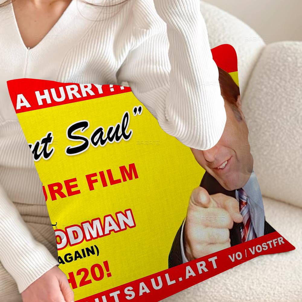 Classic Better Call Saul Cushion Cover Car Throw Pillow Case For Sofa Car Christmas Gift 40x40cm 45x45cm