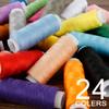 24 шт. Ассорти ниток для шитья, разноцветные нитки для ручного шитья, нитки для швейной машины, разноцветная швейная нить, швейные принадлежности