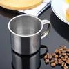 100ml Tea Cup Quality Portable Stainless Steel Water Cup with Handle Camping Outdoor Travel Coffee Tea Mug Beer Cup