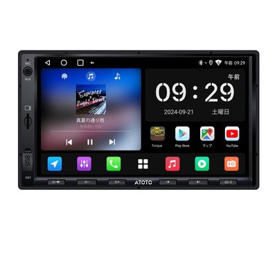 ATOTO A5L Android Автомобильный Навигационный Дисплей CarPlay Android Auto USB Зеркалирование Усилитель и DSP Карта Видео Камера Заднего Вида ИИ Диалог GPS Двойное Разделение Экрана