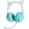Bluetooth Wireless Cat Ear Easy To Compatible with and Wired and Wireless Noise Immersive Foldable Comfortable with LED Illuminating Cat New Japanese