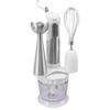 Food Processor 304 Stainless Steel Motor Electric Food Chopper for Slicing Shredding Mincing Puree