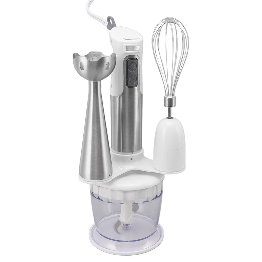 Food Processor 304 Stainless Steel Motor Electric Food Chopper for Slicing Shredding Mincing Puree