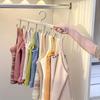 2 шт. Подвесные вешалки для домашней одежды, Крючки для нижнего белья, Пластиковые вешалки, Вращающиеся вешалки с несколькими крючками