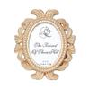 4Pcs Vintage Baroque Oval Photo Frame Mini Resin Picture Display Frame Home