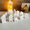 1PC 3D Nordic Style Small House Silicone Mold 12-hole House Candle Molds Mini Houses Plaster Concrete Cement Mould Aroma Soap Molds