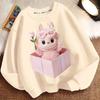 Children's Casual Round-neck Hoodie, Long-sleeved Loose Hoodie for Boys and Girls In Spring and Autumn