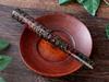 WANCHER World Tsugaru Lacquer Collection Fountain Pen Extra Fine Blackened Natural Tsugaru a Traditional Japanese (EF Point) - Wood, Lacquerware,