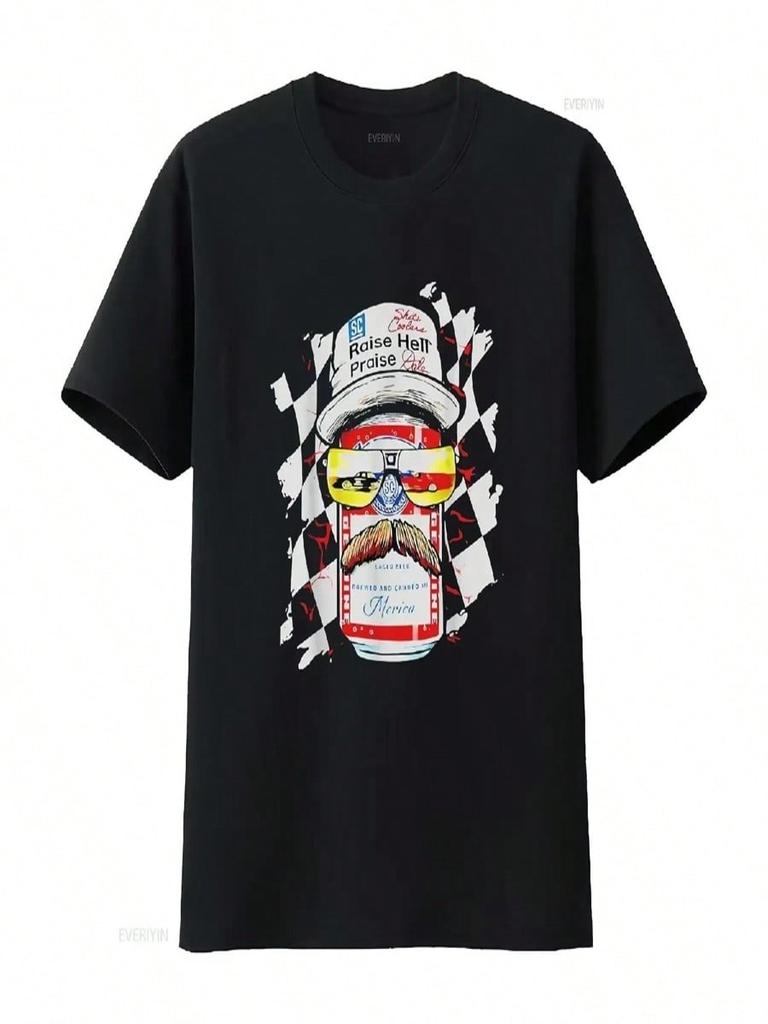 Raise Praise Dale Vintage Funny Driking Beer T Shirt Black 3X Large Vintage Washed Designer Clothes Slightly Versatile