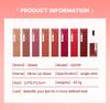 QIBEST Water Mirror Lip Glaze Non-stick Cup Lasting Moisturising Moisturising Lip Gloss Liquid Lipstick Beauty