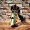 Medieval Greek Corinthian Helmet  Roman Knight Spartan Armor Helmet Wearable Steel Bone