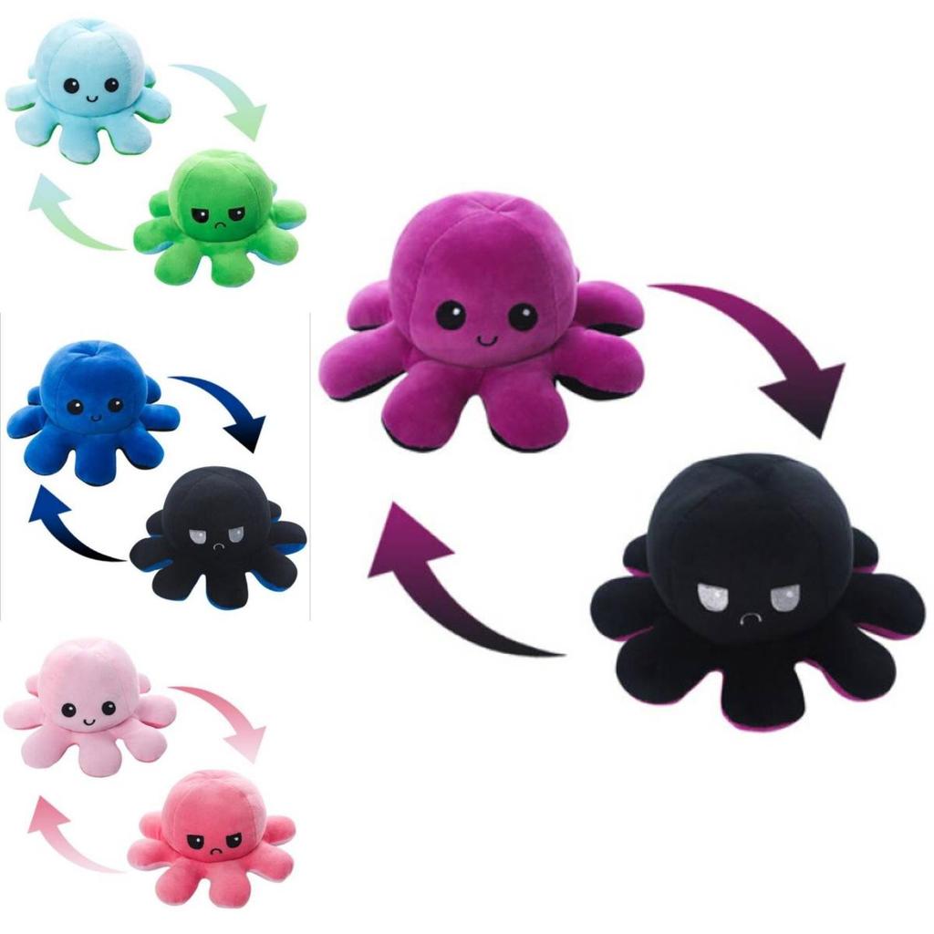 Adorable Octopus Plush Toy Short Plush Material Various Color Options