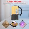 Лазерный модуль 450 нм, 10 Вт, фиксированное фокусное расстояние, лазерная гравировальная головка, высокоскоростной лазерный гравер, резак 3D