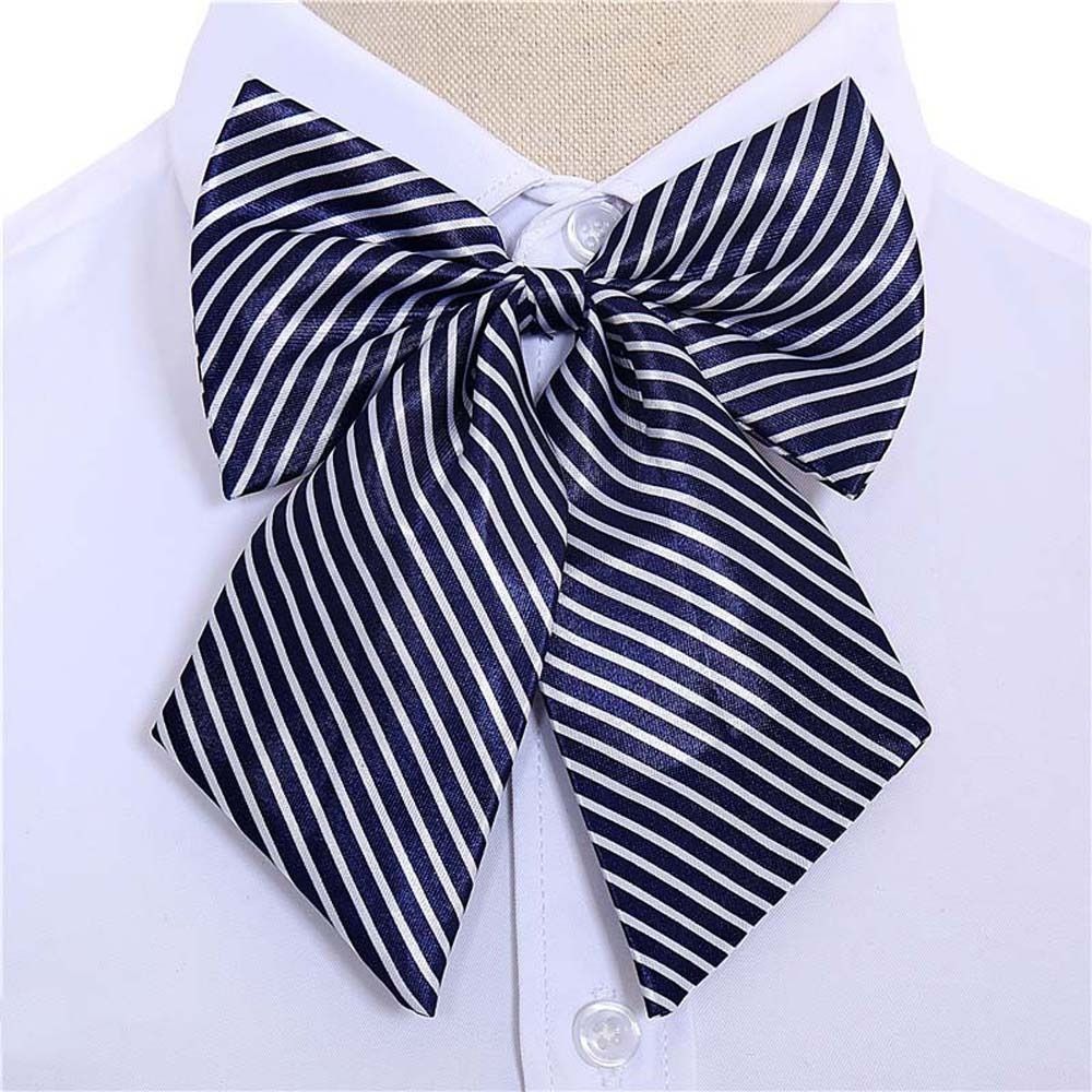 Корейский стиль стюардесса авиакомпании галстук в горошек JK униформа галстуки-бабочки галстуки с бантом дамы/девочки