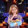 LED Light Up Dragonfly Wings for Fairy Costume, Halloween Masquerade Party Dress Up Props with Adjustable Strap, Battery Operated
