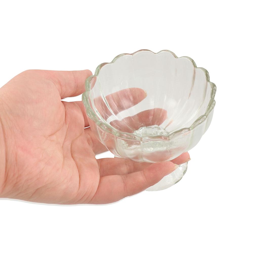 Transparent Ice Cream Bowl Thickened Goblet Salad Bowl Pudding Cups Milkshake