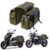 Versatile Olive Canvas Motorcycle Side Bag
