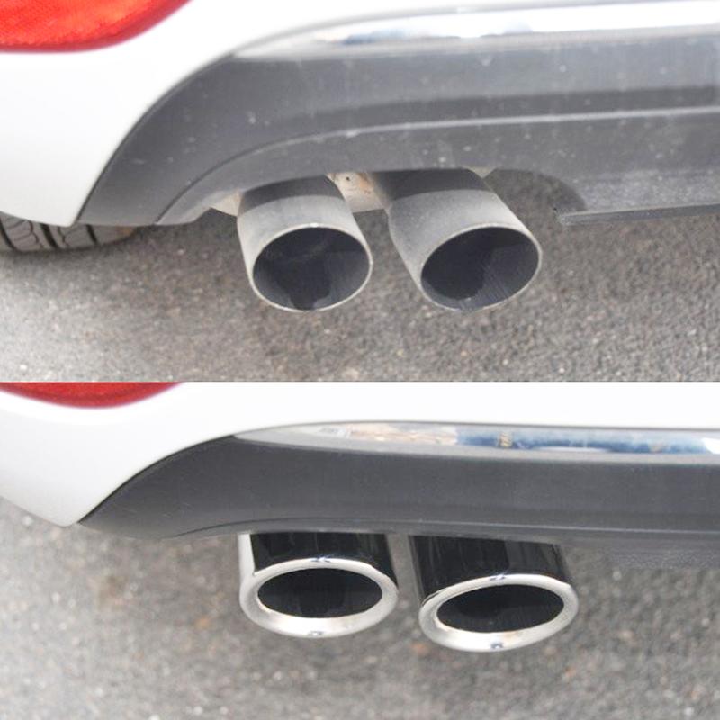 For Volkswagen Beetle VW 2012-2018 Car Exhaust Tip Muffler end Pipe Stainless Steel tailpipe cover Auto parts modificaton