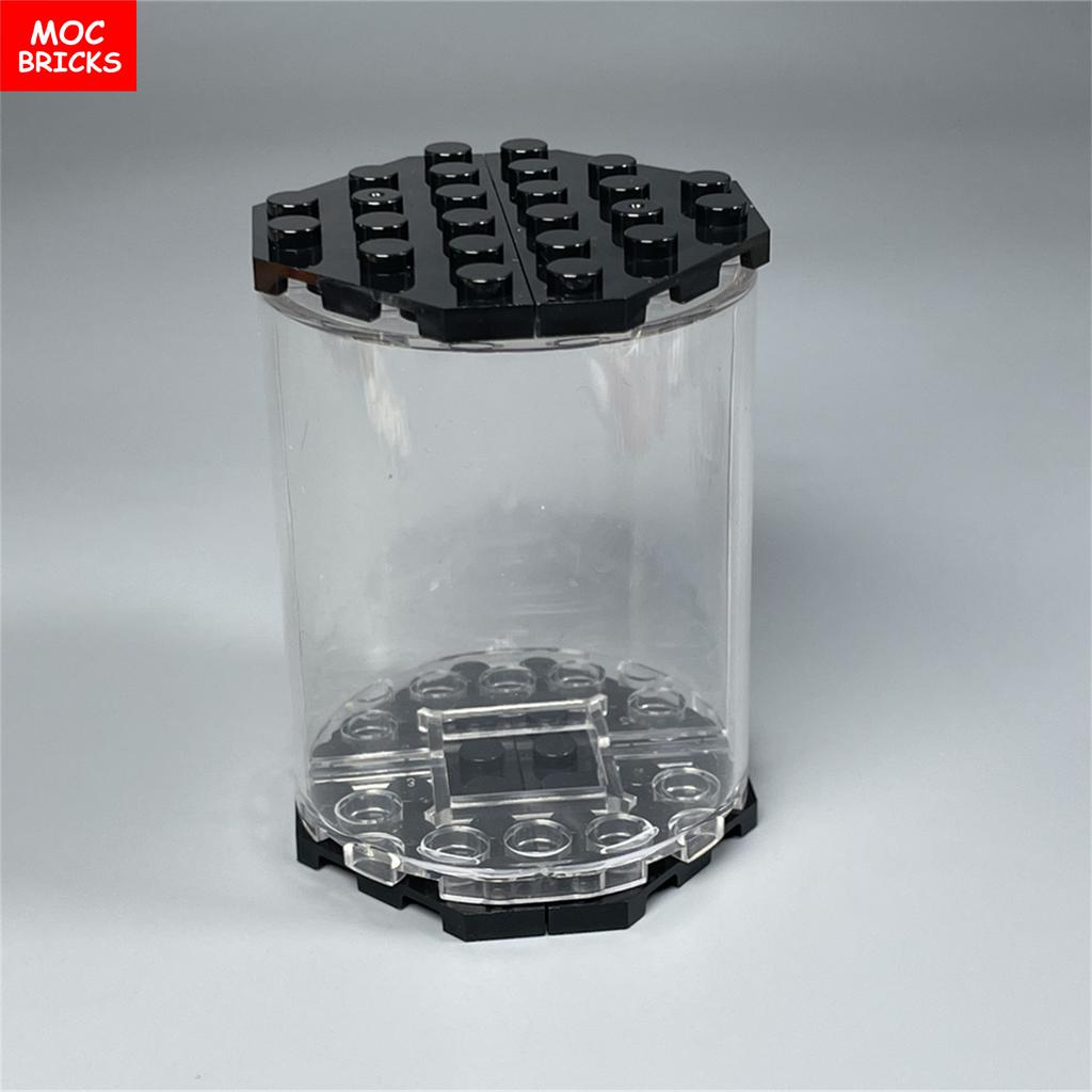 Серия контейнеров MOC Bricks Коробка для демонстрации Ведро Таз Горшок Упаковка Корзина Аксессуары Собранные Строительные Блоки Игрушки Подарок для Детей