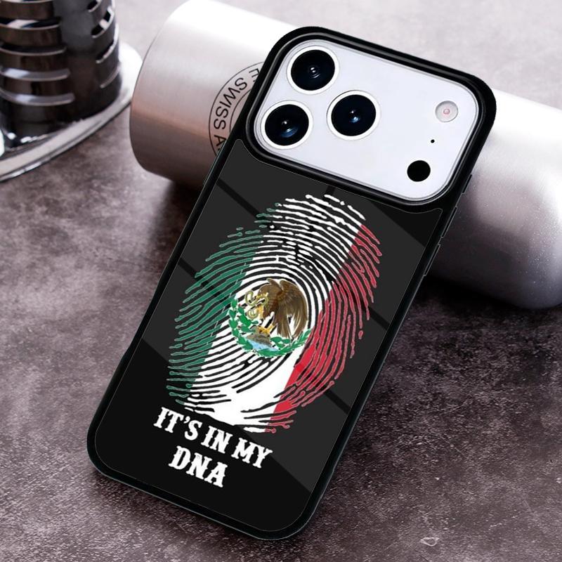 Mexico Flag Phone Case for iPhone 17 16 15 Pro Max Air 14 13 12 11 Plus Shockproof Capa Cover