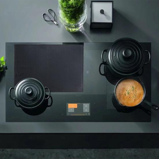 Силиконовая защитная крышка для верхней крышки термостойкий коврик для электрической плиты, крышка для индукционной варочной панели, коврик для сушки посуды, защита кухонной столешницы