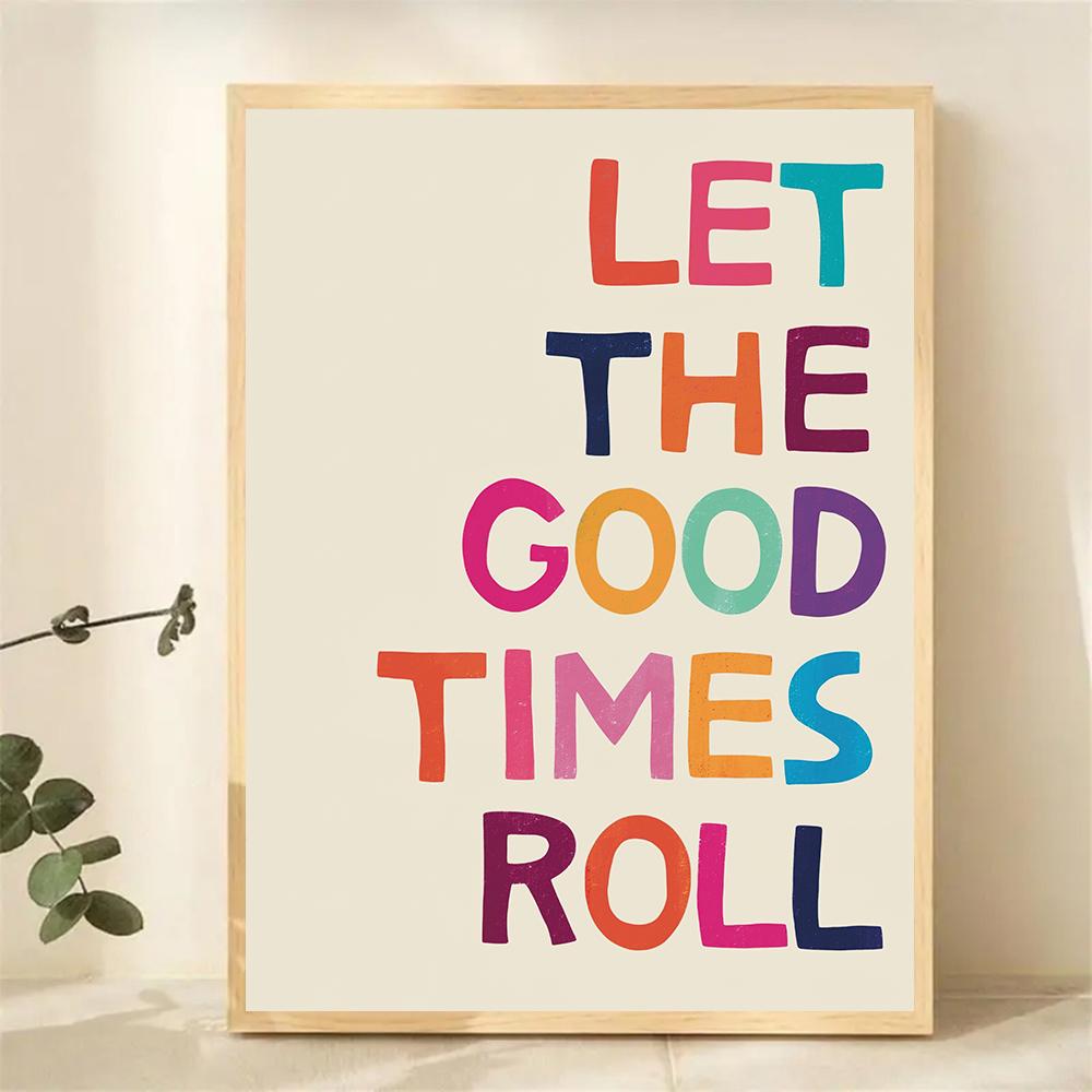 Retro Inspirational Quote Canvas Poster Picture Canvas Painting Motivational Wall Art for Living Room Home Decor Mural Cuadros
