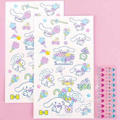 2 наклейки-татуировки Sanrio Jewel, 1 наклейка Jewel, Cinnamoroll, 1 шт.