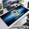 Custom Name Text Mouse Pad Coventry City Personalized Desk Pad For Work And Gaming