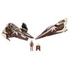 Star Wars Micro Galaxy Squadron Ahsoka Jedi Starfighters Set and Vehicles and 2 Microfigure Tano's - 5" 3" 1" Accessories.
