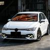 For Volkswagen Golf 8 MK8 GTI R-Line 2021 2022 2023 2024 Automobile Fang Style Front Bumper Air Knife Body Modification Kit